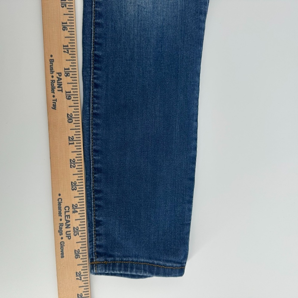 Universal Thread Jeans Womens 4/27R Blue Denim‎ Whisker Mid-Rise Skinny 5-Pocket - Picture 9 of 10